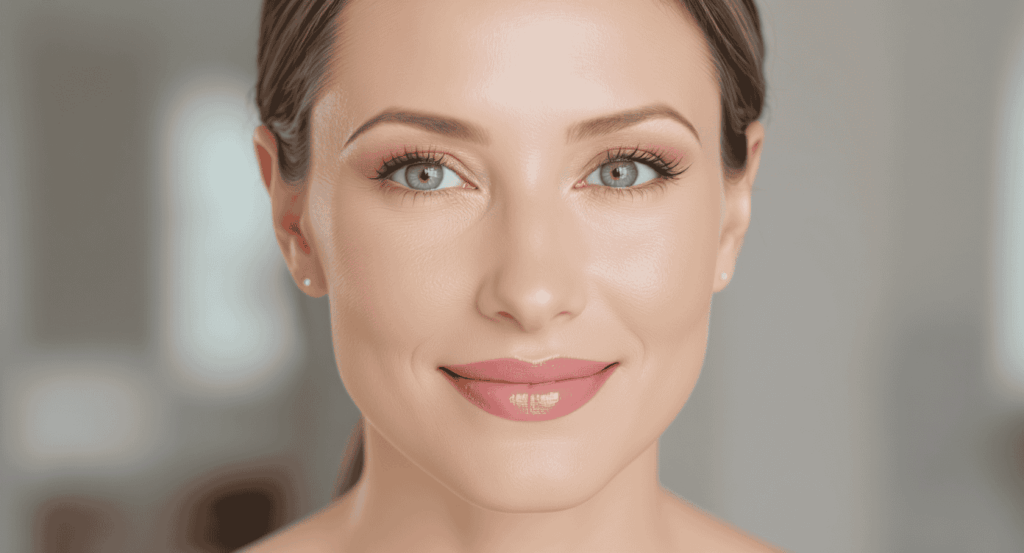 femme bénéficiant des bienfaitsdu collagène sur son visage