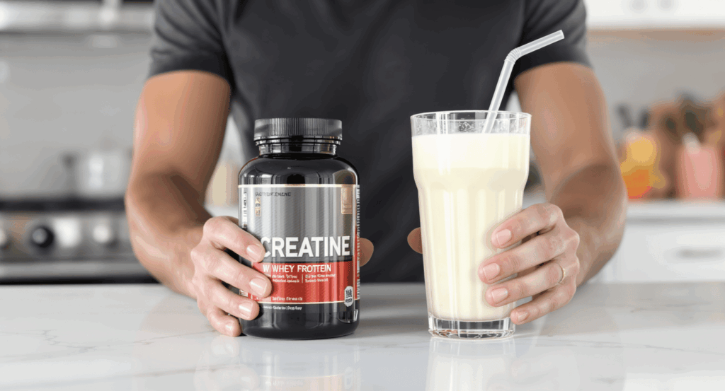 Peut-on prendre la créatine et la whey en même temps
