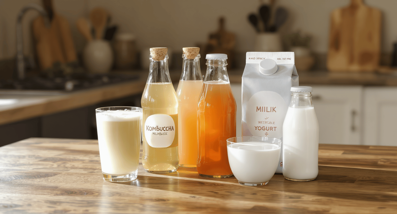 quelles boissons fermentées contiennent le plus de probiotiques