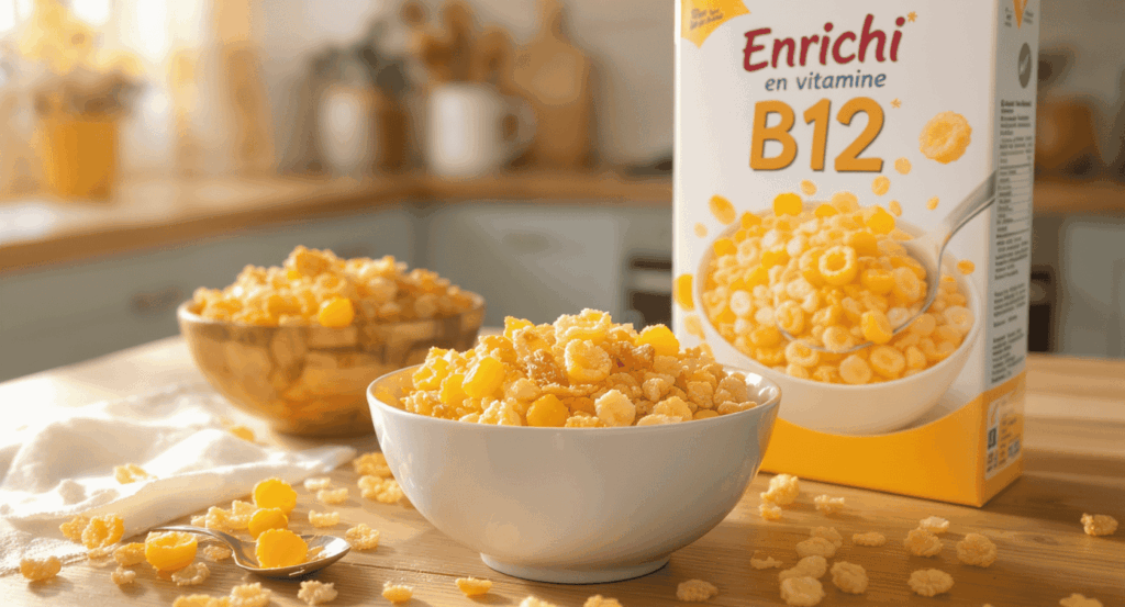 quelles céréales contiennent de la vitamine B12
