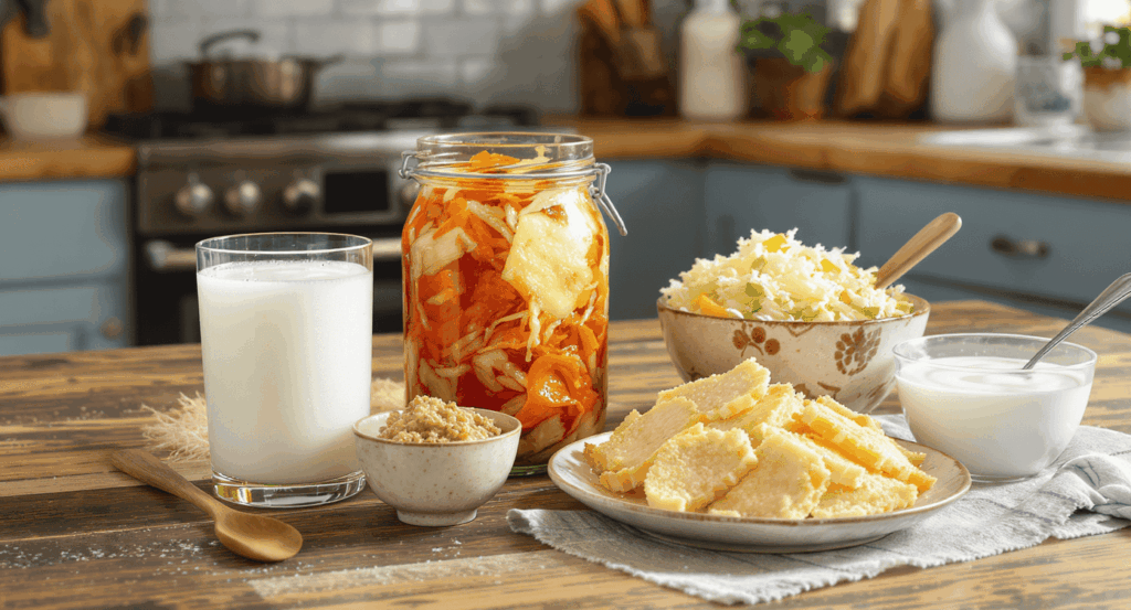 quels aliments apportent naturellement des probiotiques efficaces