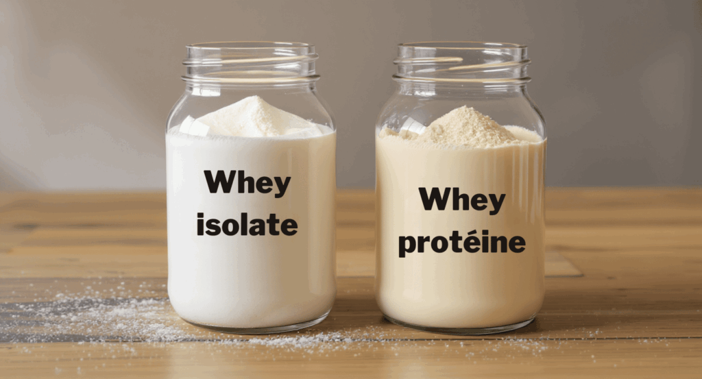 whey isolate vs whey protéine quelle est la différence