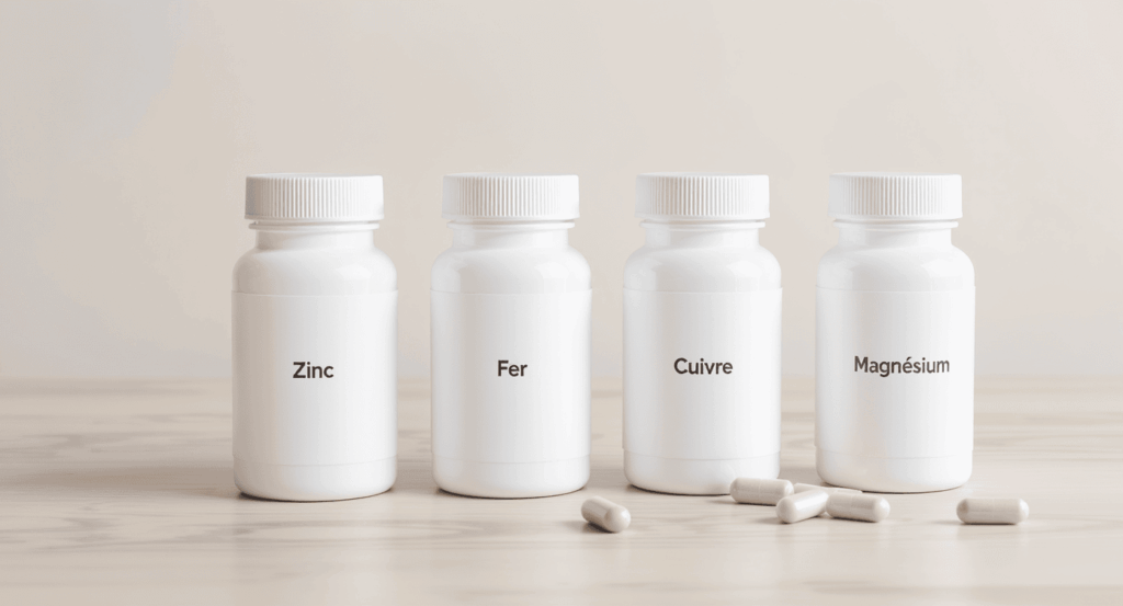 avec quels nutriments le zinc interagit-il