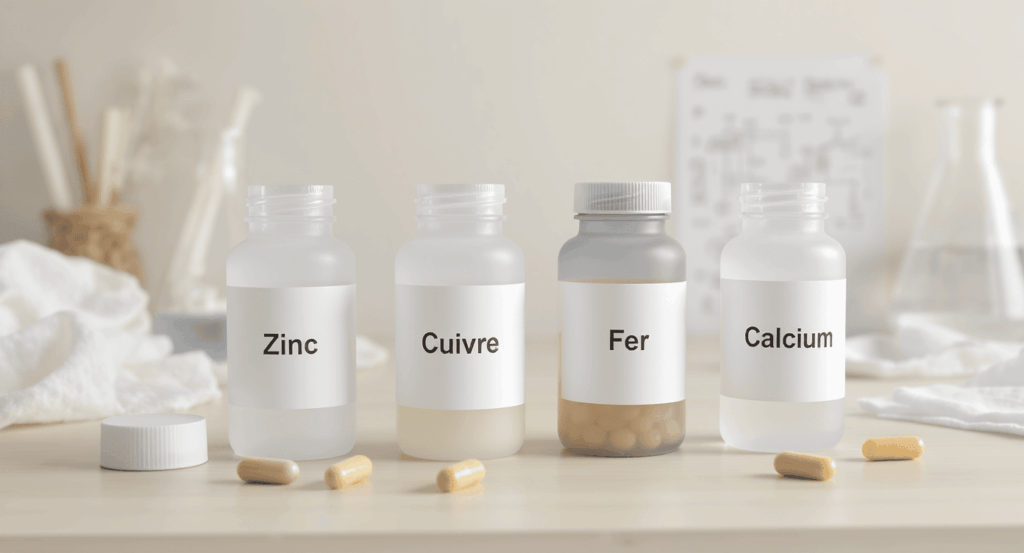 les interactions du zinc avec d’autres nutriments