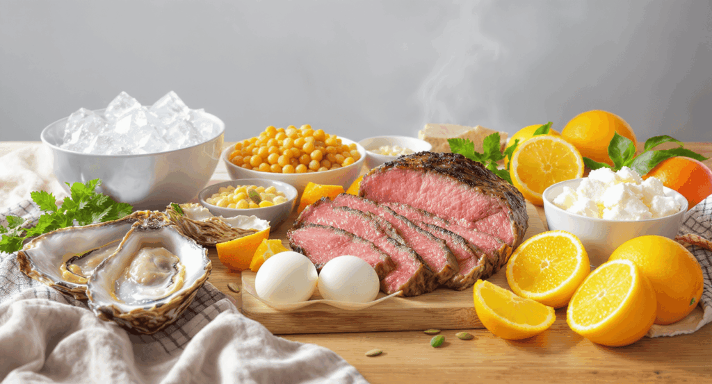 quels aliments privilégier pour rétablir un bon taux de zinc