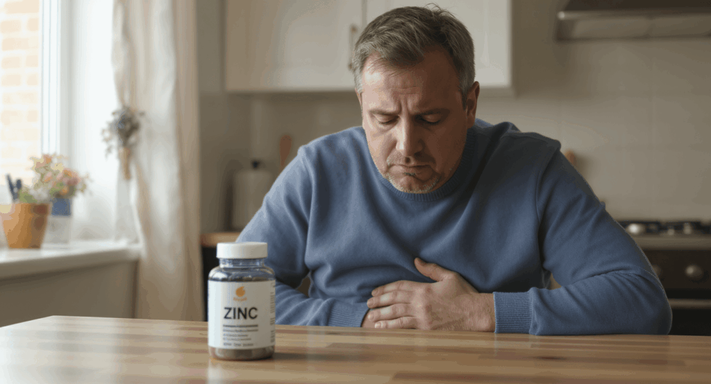 quels effets secondaires quand on consomme trop de zinc