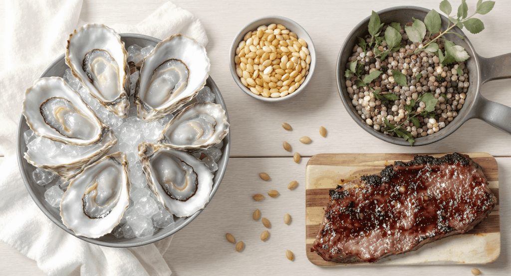 quels sont les aliments les plus riches en zinc