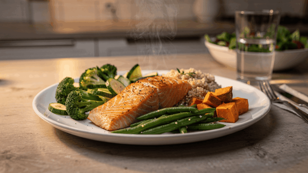 Alors, à quoi ressemble un vrai repas du soir pour maigrir