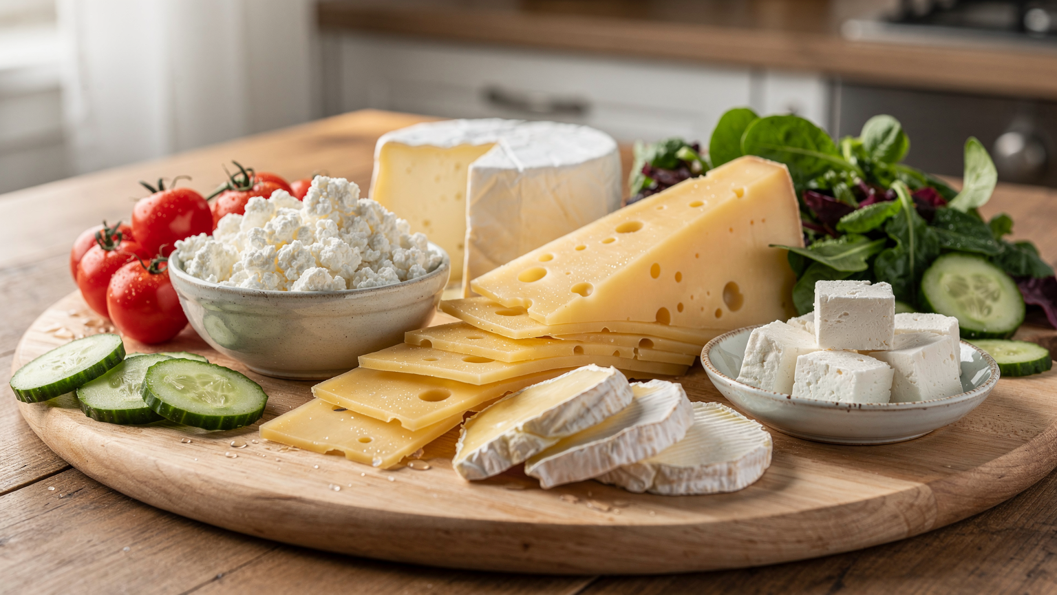 Le top des fromages les moins calorique