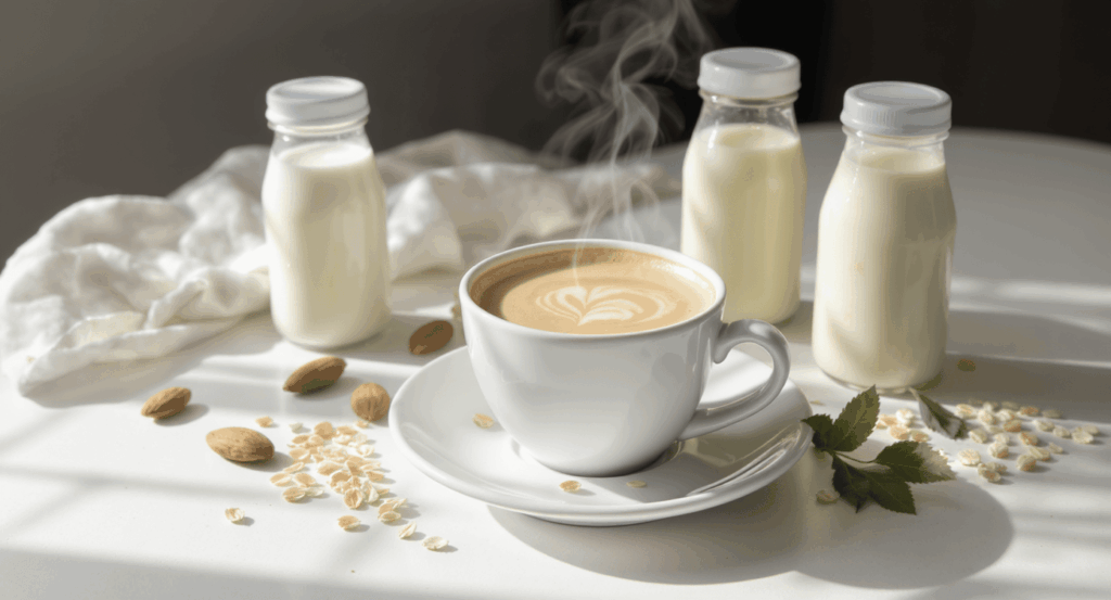 Les laits végétaux sont-ils mieux digérés avec le café