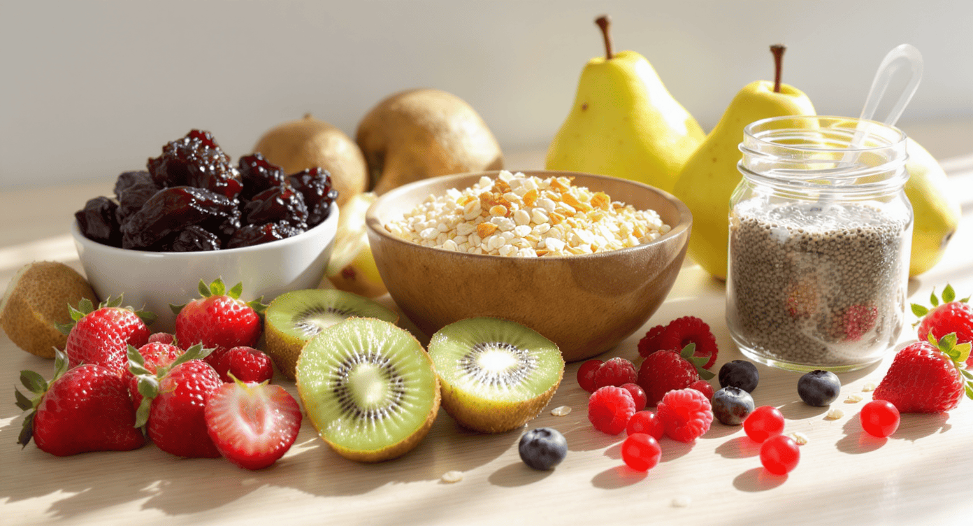 les aliments les plus efficaces pour relancer naturellement le transit