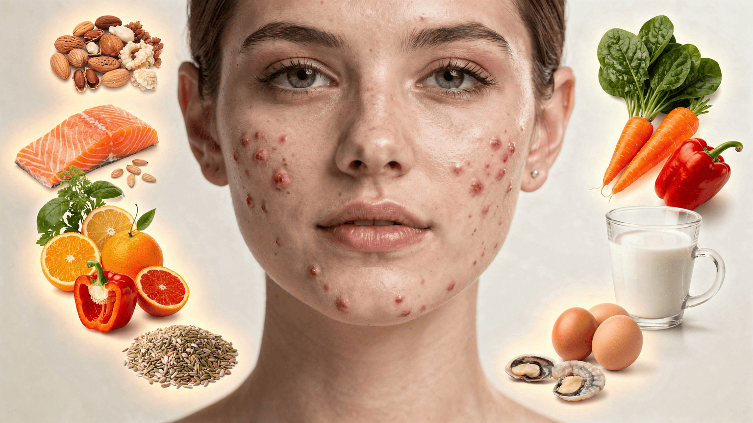 les carences qui provoquent l’acné
