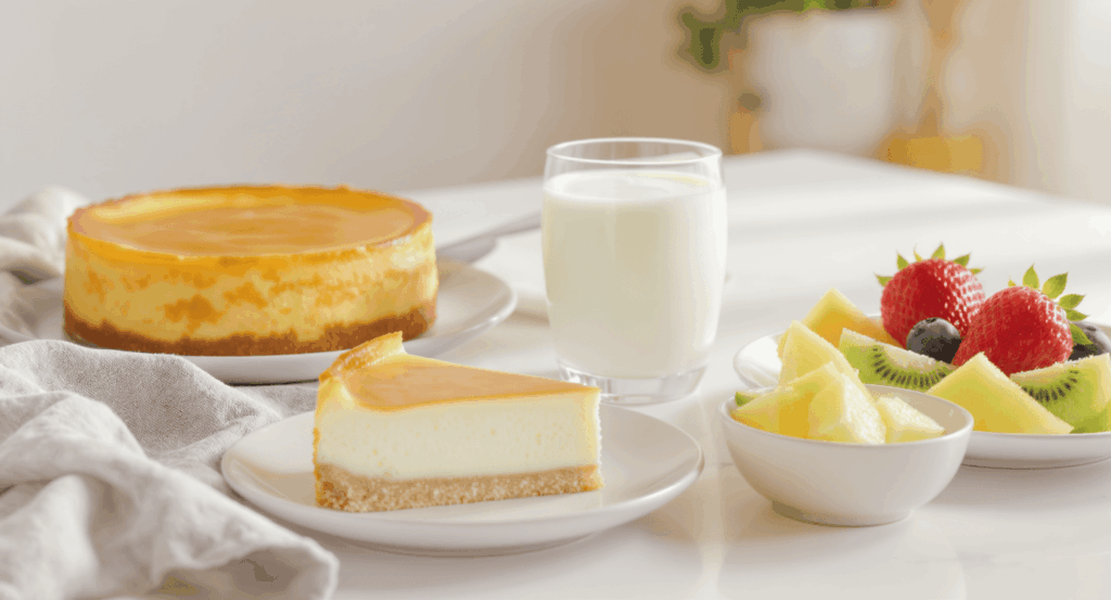 y’a-t-il des alternatives sûres si le cheesecake est déconseillé