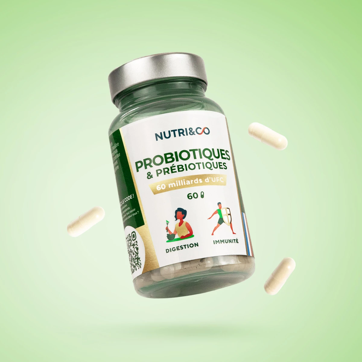 Nutri&Co Probiotiques gaz intestinaux