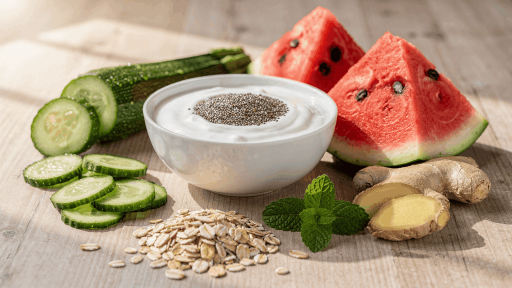 Les aliments qui aident le plus à dégonfler le ventre