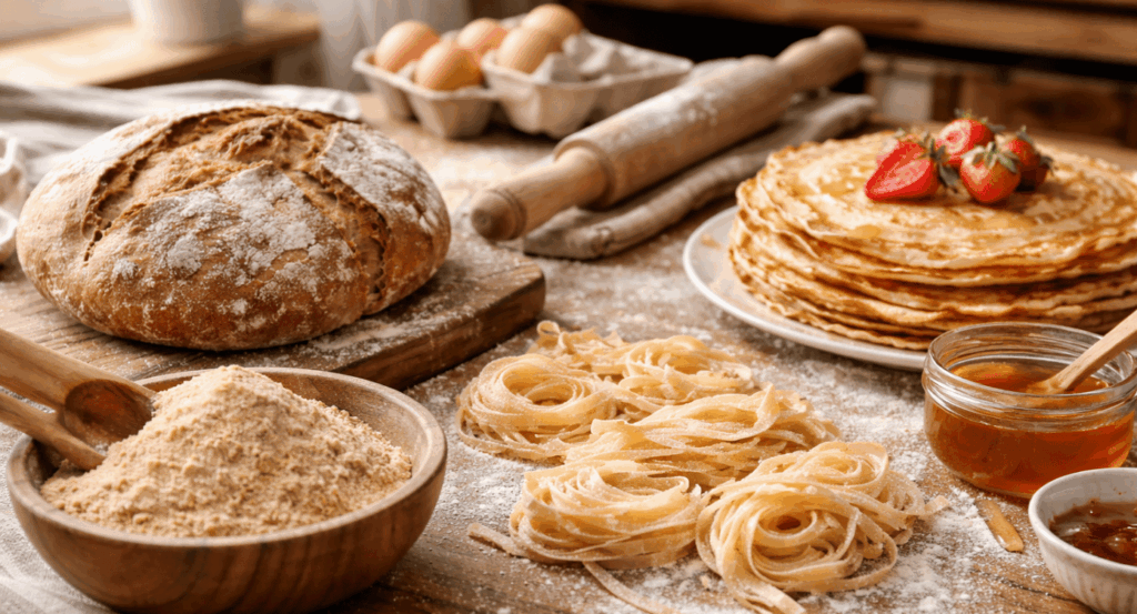 Que faire concrètement avec de la farine de blé khorasan