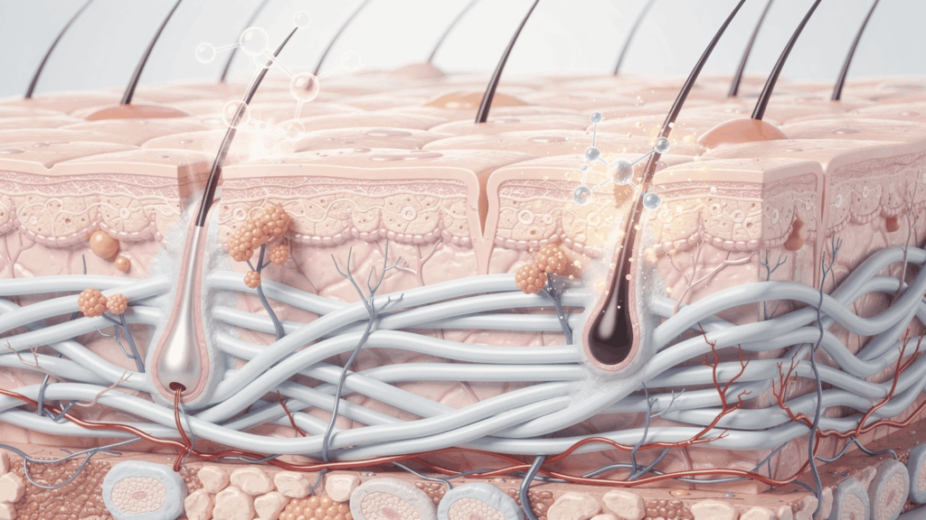Que fait réellement l’isotrétinoïne au niveau de la structure de la peau