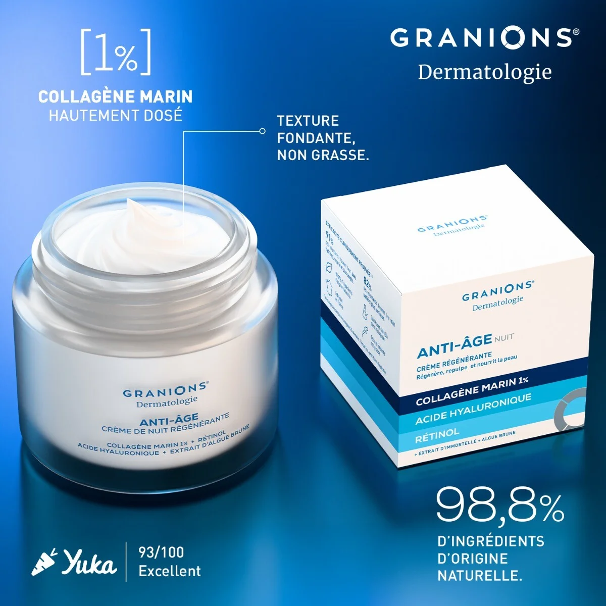 Anti-âge Crème de nuit régénérante Granions