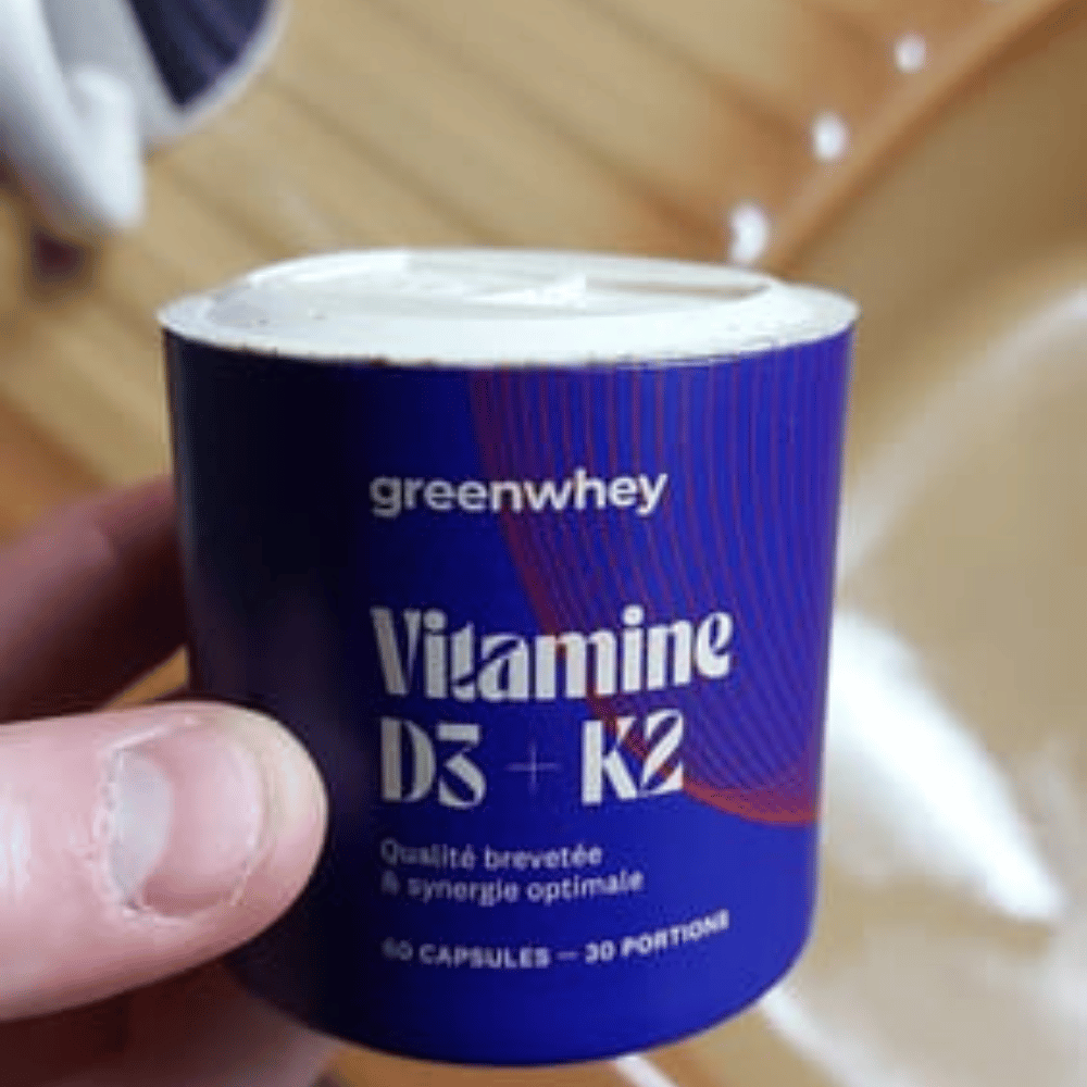 boite de Vitamine D3 + K2 de greenwhey