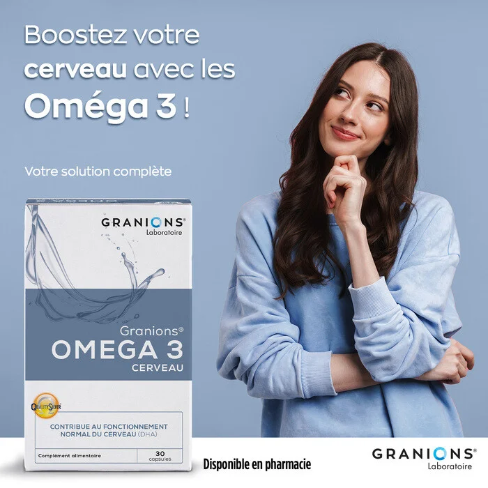 gélulle de l'oméga-3 granions