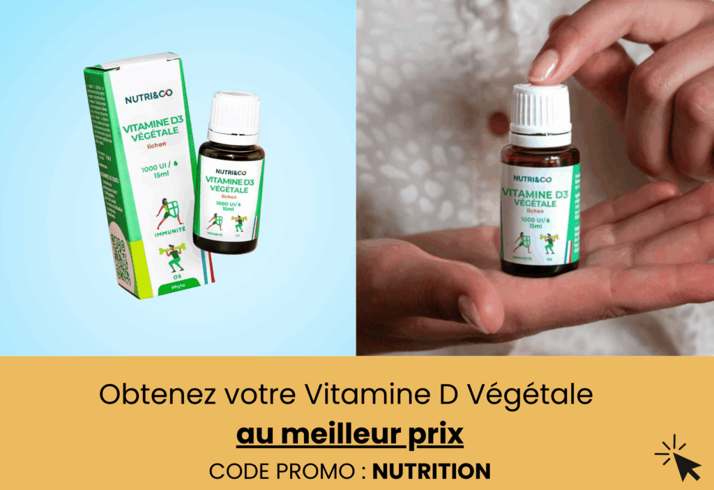 meilleure vitamine D végétale nutri and co