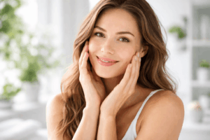 une personne avec une belle peau grâce au meilleur collagène pour la peau