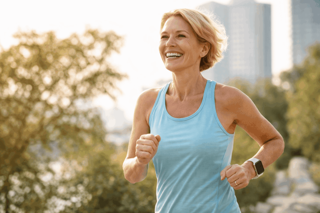 une personne profitant des bienfaits du coenzyme Q10