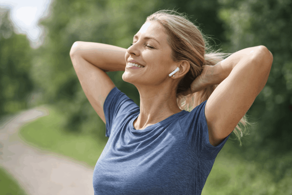 une personne profitant des bienfaits du magnésium