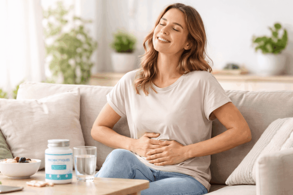 une personne profitant des bienfaits du meilleur probiotique pour colon irritable