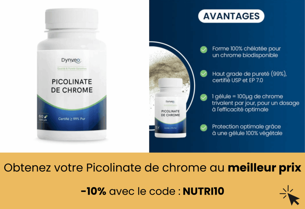 Meilleur picolinate de chrome dynveo