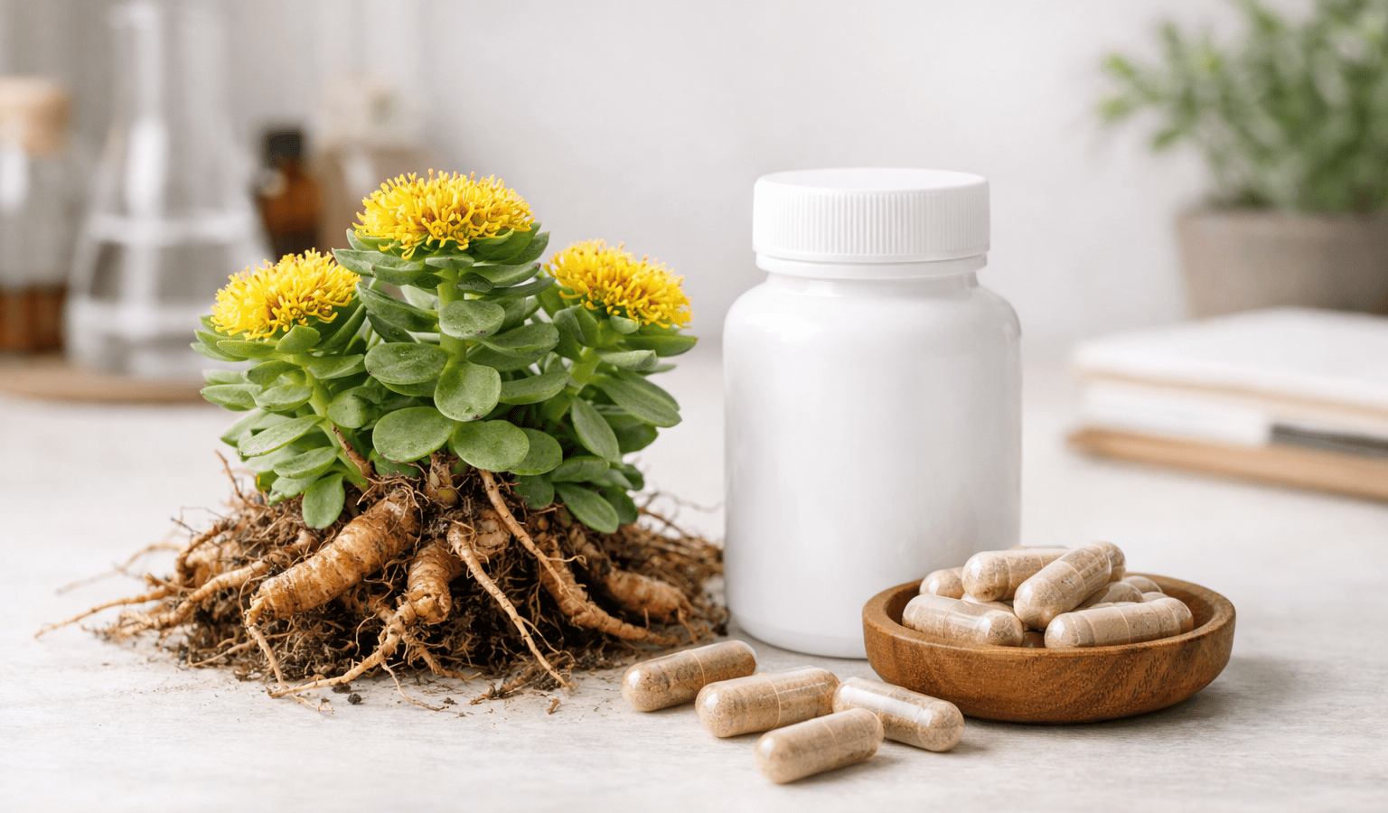 Rhodiola rosea et supplément naturel