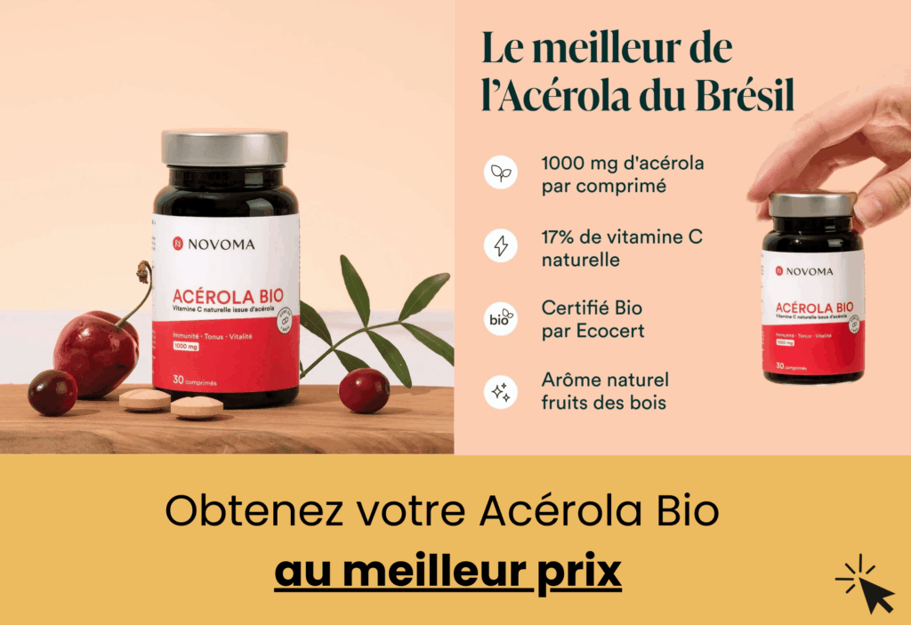meilleur acérola bio novoma