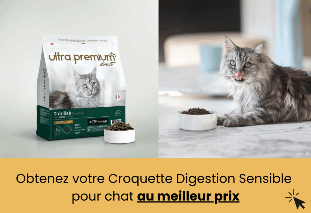 meilleures croquettes digestion sensible pour chat ultra premium direct