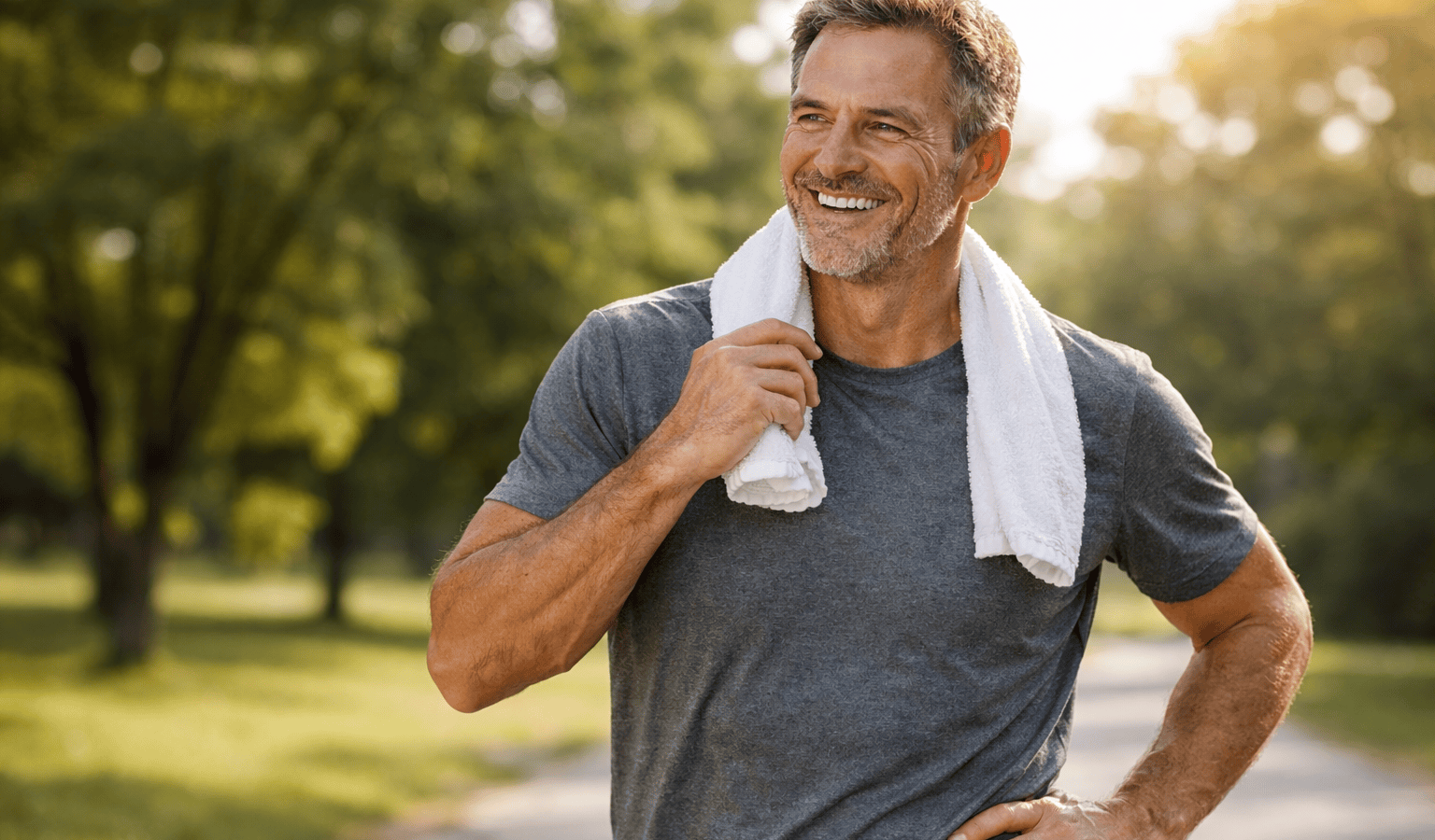 un homme profitant des bienfaits de la carnosine