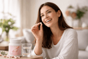 une femme fertile grace au complement fertilité