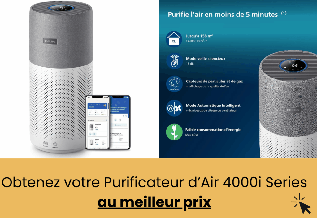 meilleur purificateur d'air contre les allergies Philips