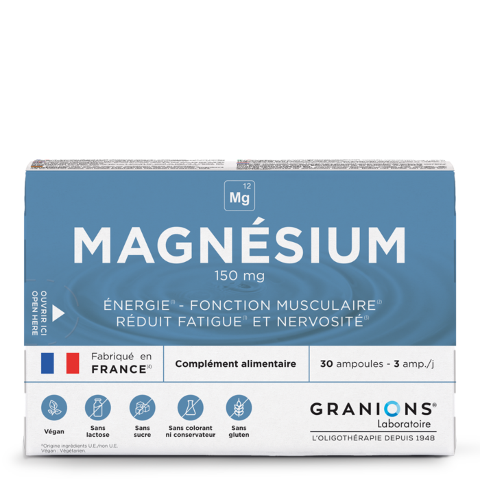 ampoules de magnésium bisglycinate granions