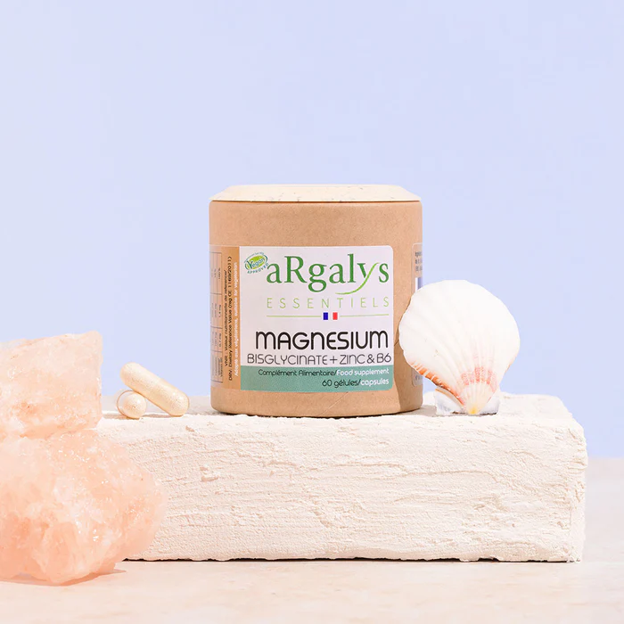 argalys magnésium bisglycinate b6 et zinc​