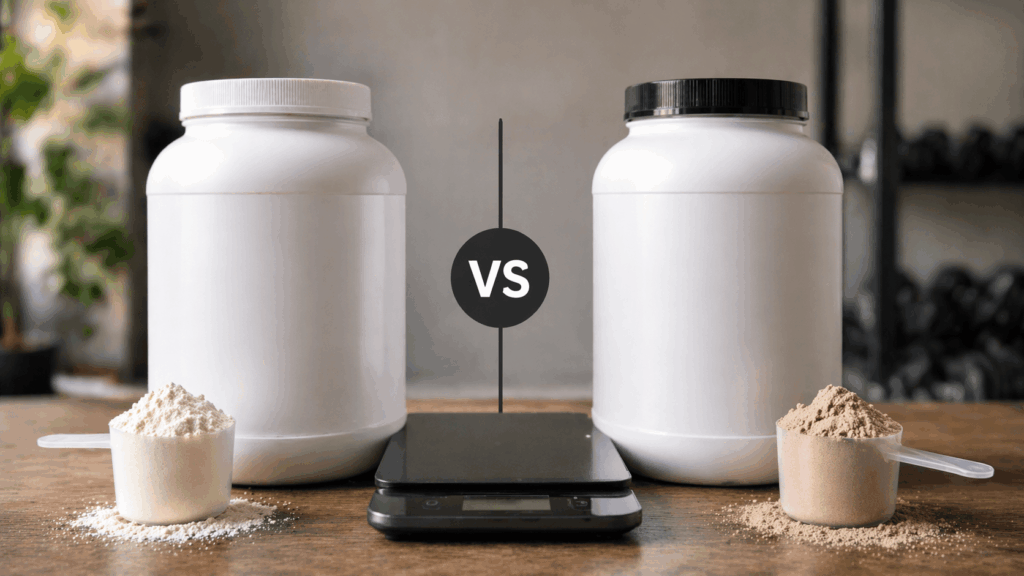 choisir entre la marque nutrimuscle ou myprotein