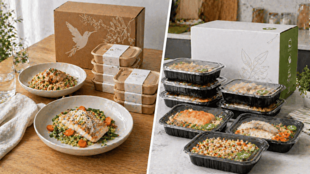 comparatif deux repas qilibri vs comme j'aime