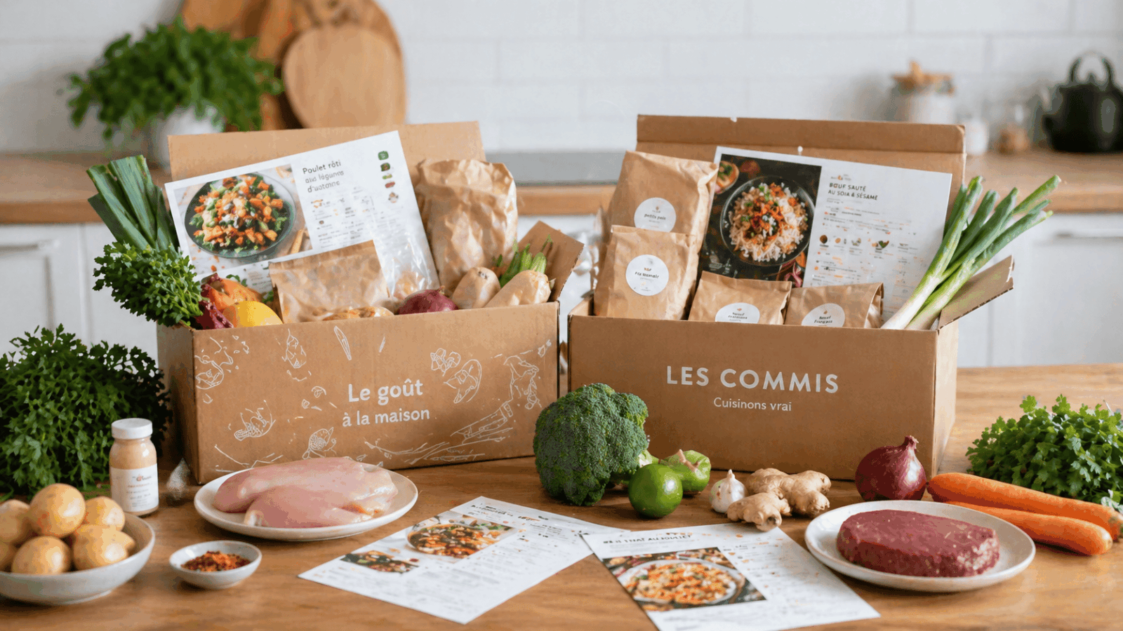 comparatif panier repas quitoque ou les commis