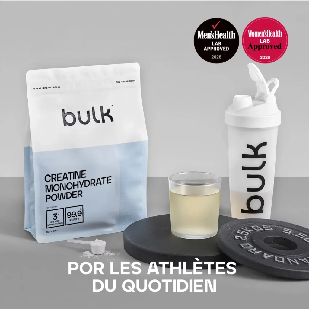 créatine monohydrate bulk​ avec les gourdes