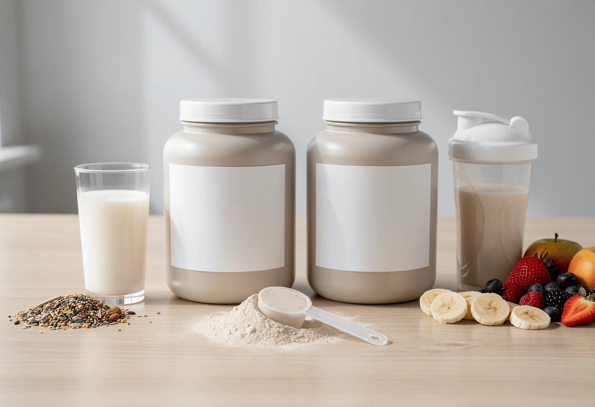 deux boite comparatif de Nutripure ou Nutrimuscle