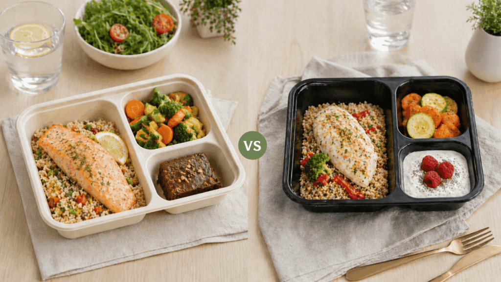 deux repas minceur cheef vs comme j'aime