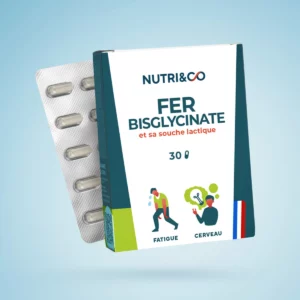 fer bisglycinate et vitamine C + B9 nutri&co