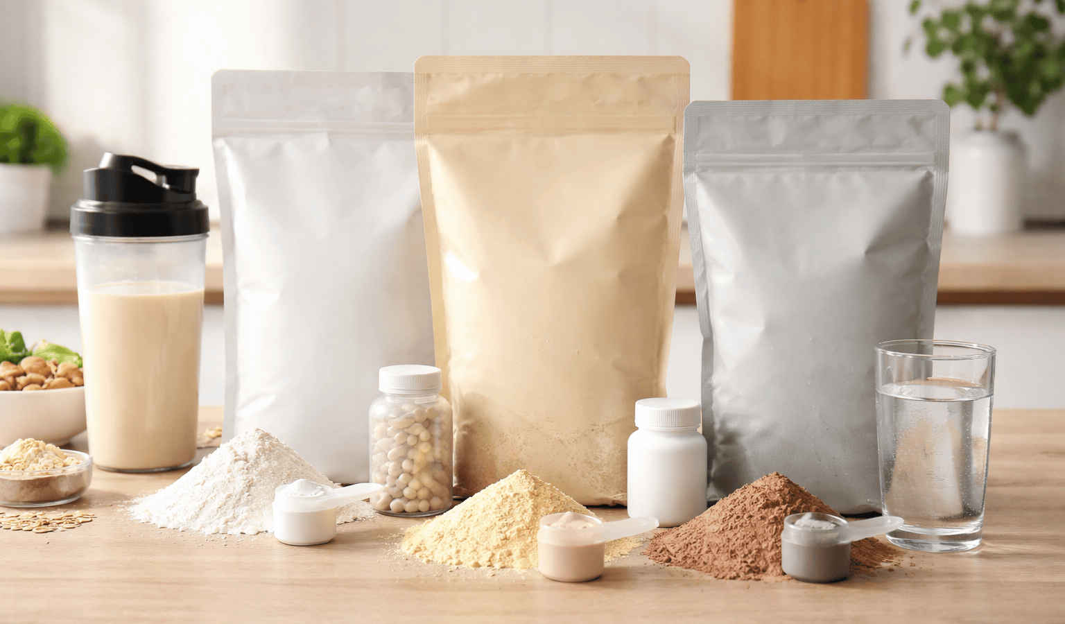 les différénts produit de la marque bulk ou nutripure