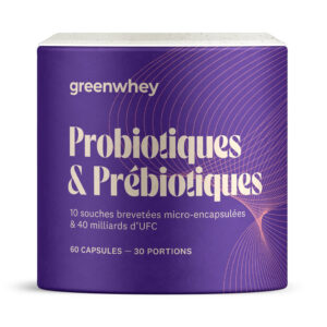 probiotiques &prébiotiques greenwhey