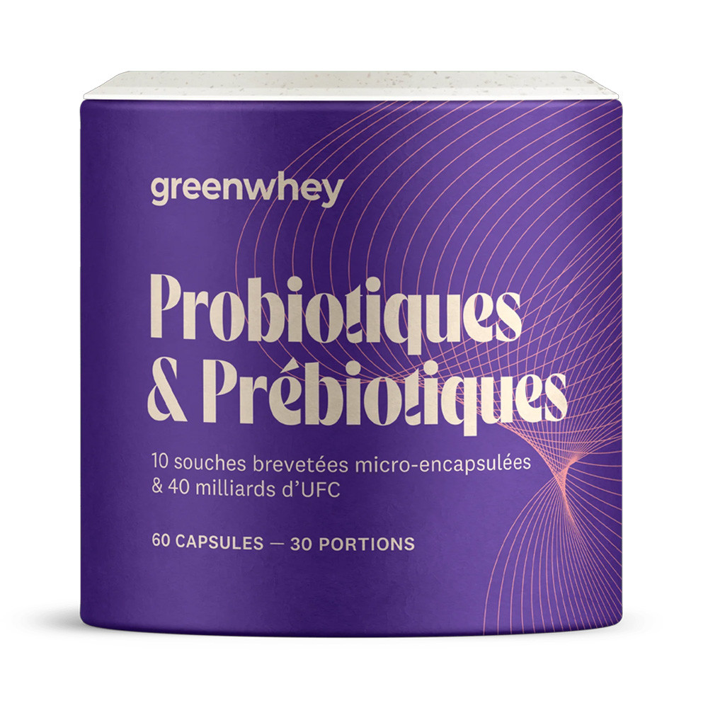 probiotiques &prébiotiques greenwhey