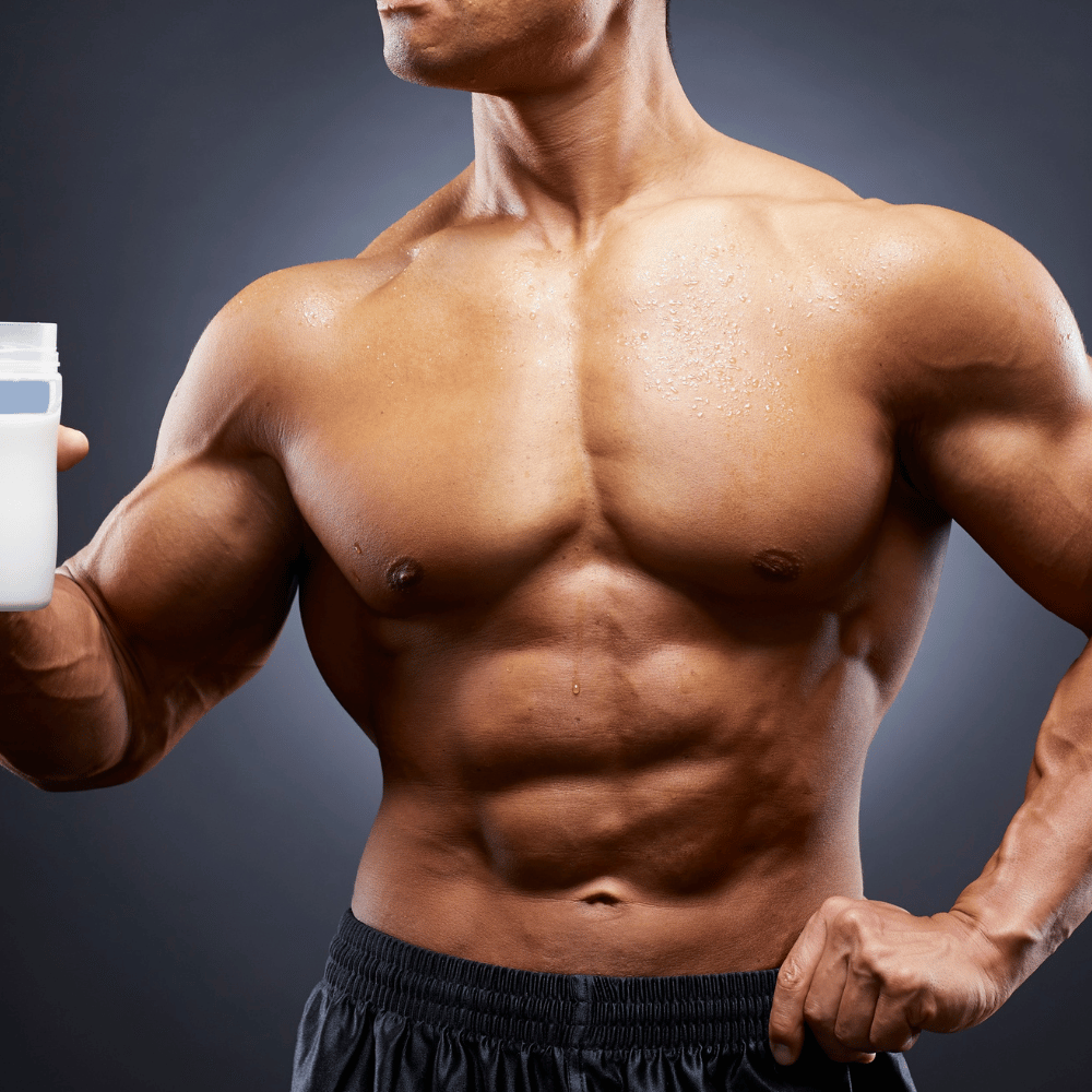 sportif buvant de la Créatine Creapure Monohydrate nutrimuscle