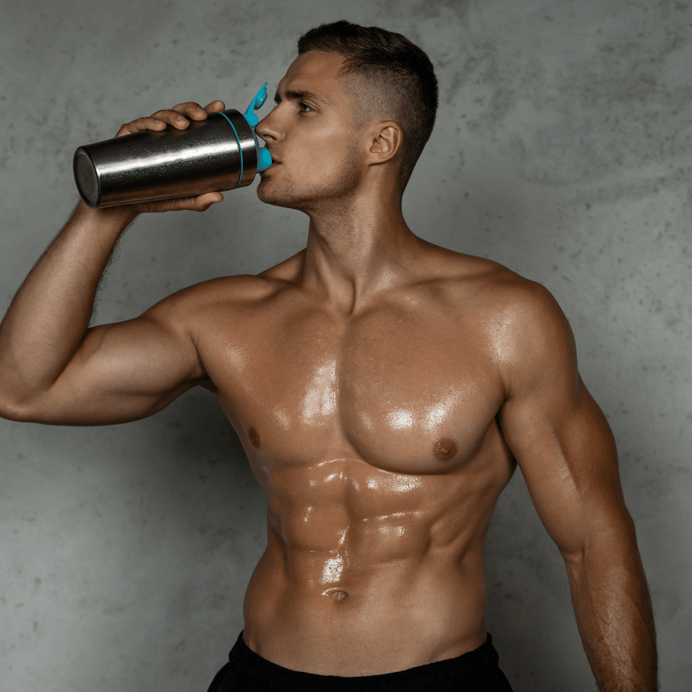sportif buvant myprotein créatine monohydrate creapure​